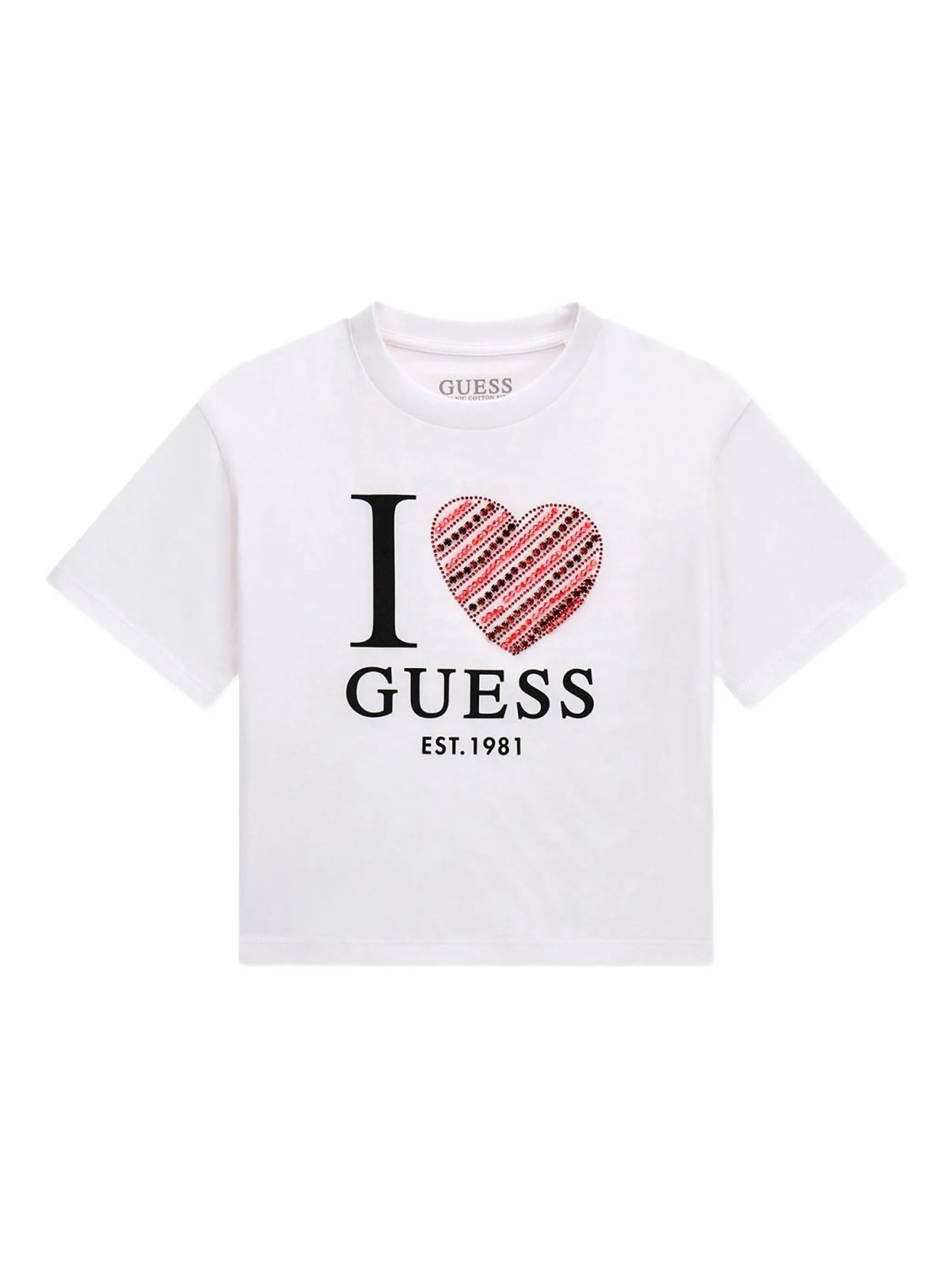 Декорированная футболка Guess Kids, белый
Декорированная футболка Guess Kids, белый