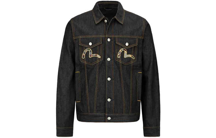 Джинсовая куртка мужская джинсовая синяя Evisu, синий
Джинсовая куртка мужская джинсовая синяя Evisu, синий