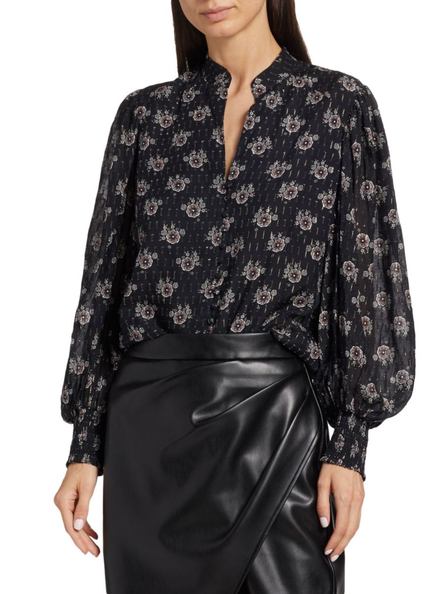 Блузка Mia Floral & Swiss Dot из смеси шелка Elie Tahari, цвет Floral
Блузка Mia Floral & Swiss Dot из смеси шелка Elie Tahari, цвет Floral