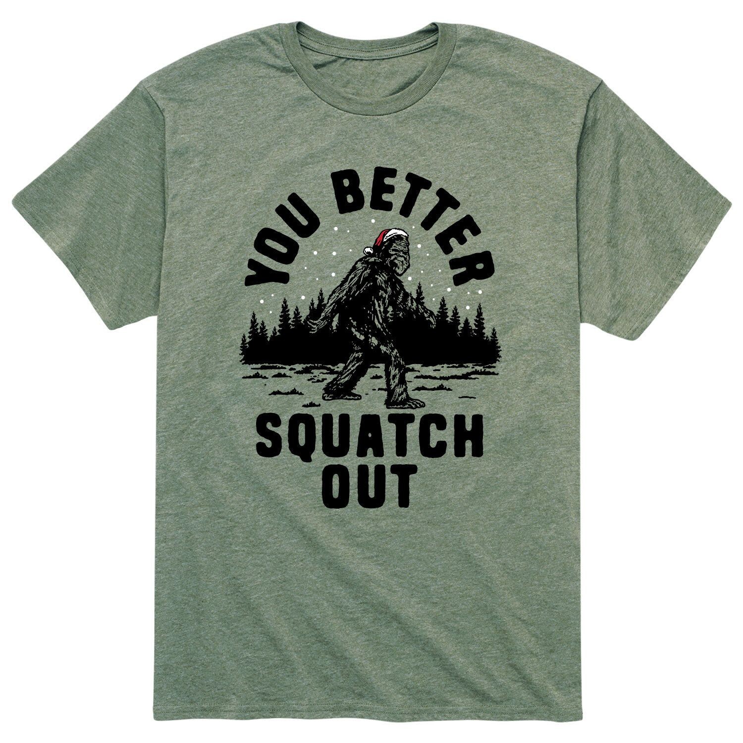 Мужская футболка You Better Squatch Out Licensed Character
Мужская футболка You Better Squatch Out Licensed Character