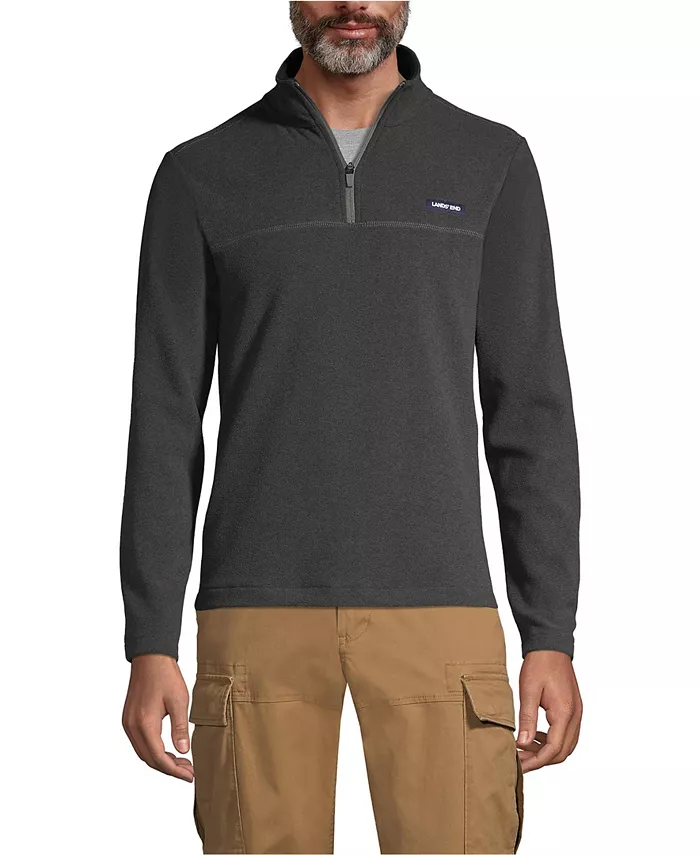 Мужская удлиненная флисовая толстовка с четверть-молнией Anyweather Lands' End, черный
Мужская удлиненная флисовая толстовка с четверть-молнией Anyweather Lands' End, черный