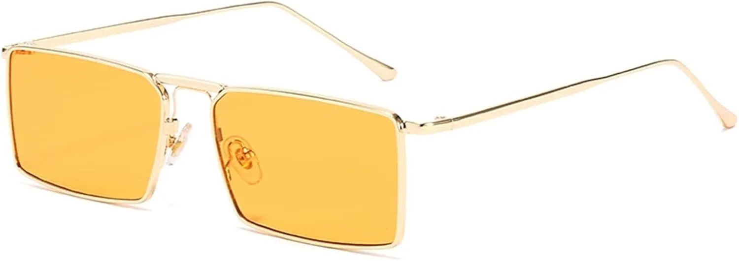 Металлические солнцезащитные очки в маленькой оправе, квадратной формы, для мужчин и женщин, с защитой от УФ-излучения UV400 (Цвет: F, Размер: 1) EkeNoz, F
Металлические солнцезащитные очки в маленькой оправе, квадратной формы, для мужчин и женщин, с защитой от УФ-излучения UV400 (Цвет: F, Размер: 1) EkeNoz, F