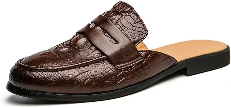 Мужские лоферы Jakcuz без задника, повседневная обувь, удобные, легкие, эко-кожа, коричневый
Мужские лоферы Jakcuz без задника, повседневная обувь, удобные, легкие, эко-кожа, коричневый