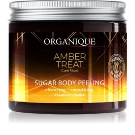 Сахарный скраб для тела Amber Treat Exfoliating 200 мл Organique 
Сахарный скраб для тела Amber Treat Exfoliating 200 мл Organique