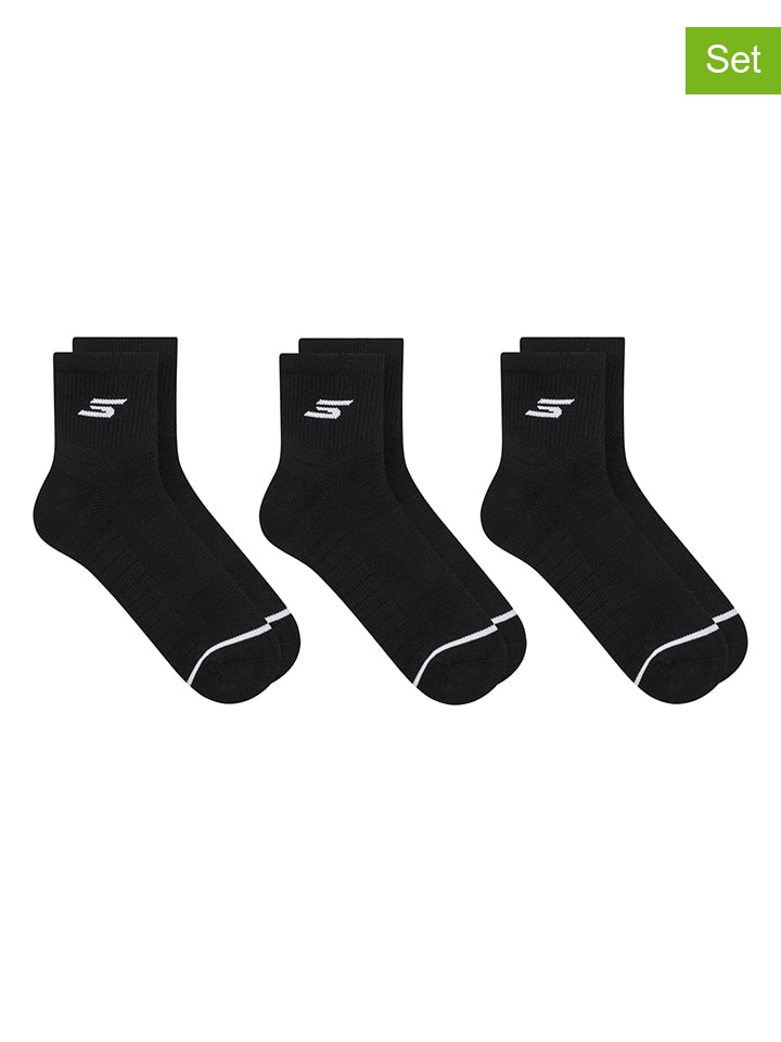 Skechers Набор из 3 пар: черные носки
Skechers Набор из 3 пар: черные носки