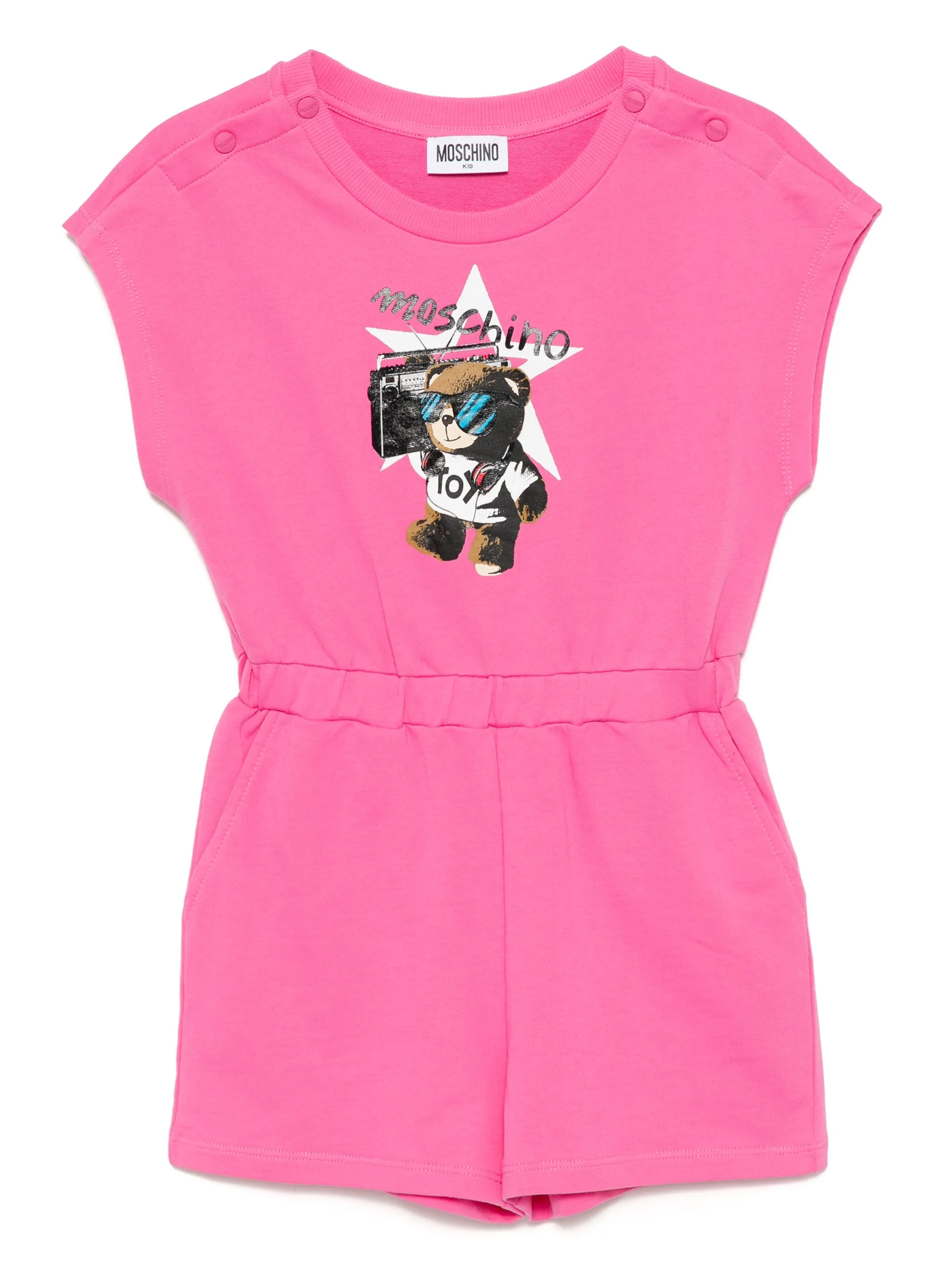 Комбинезон с принтом Moschino Kids, розовый
Комбинезон с принтом Moschino Kids, розовый