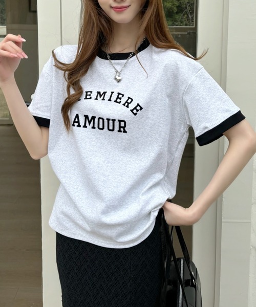 Ada. Футболка рингер с логотипом колледжа, Ada, светло-серый
Ada. Футболка рингер с логотипом колледжа, Ada, светло-серый