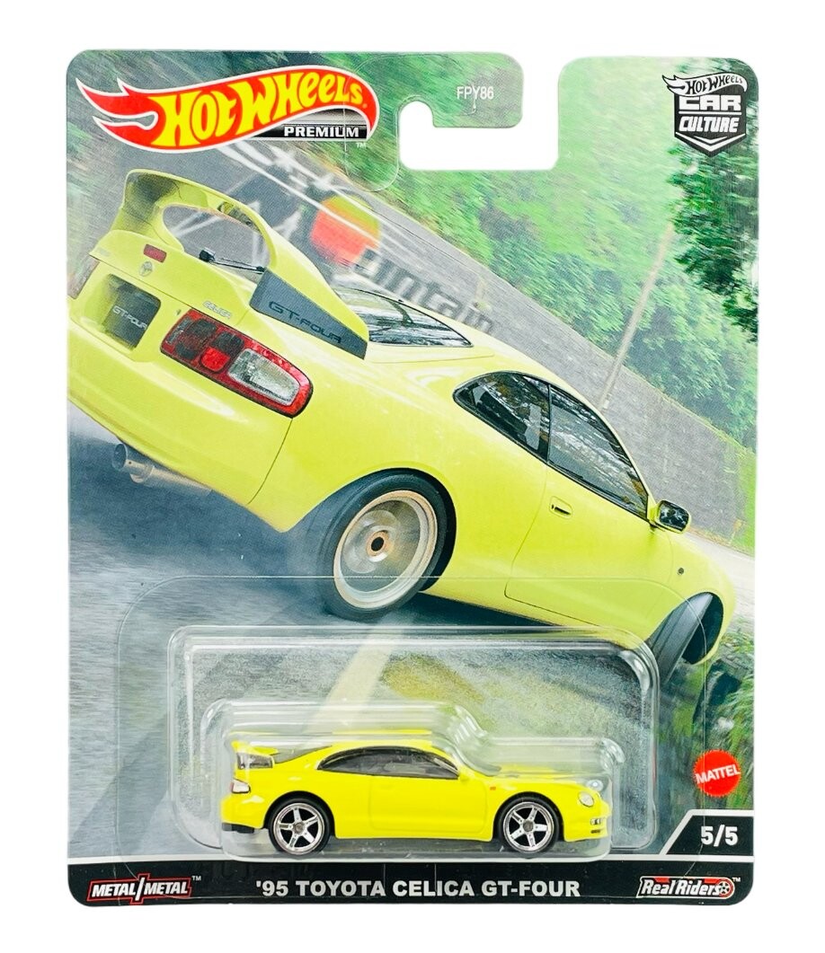 Hot Wheels 2021'95 Toyota Celica Gt-Four Mountain Drifters 5/5 Hcj82
Hot Wheels 2021'95 Toyota Celica Gt-Four Mountain Drifters 5/5 Hcj82