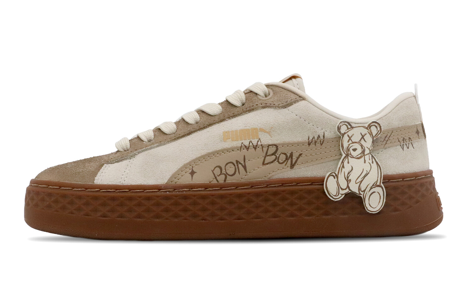 Кроссовки Puma Smash Platform Skateboarding Shoes Women's Low-top Birch Wood, цвет Linen
Кроссовки Puma Smash Platform Skateboarding Shoes Women's Low-top Birch Wood, цвет Linen