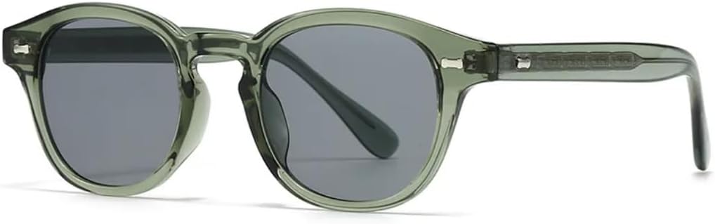 Солнцезащитные очки с защитой UV400 | Круглые линзы в стиле панк с заклепками, разноцветные | Для женщин и мужчин, для занятий спортом на открытом воздухе и вождения DSVIGF, C2 Green Black
Солнцезащитные очки с защитой UV400 | Круглые линзы в стиле панк с заклепками, разноцветные | Для женщин и мужчин, для занятий спортом на открытом воздухе и вождения DSVIGF, C2 Green Black