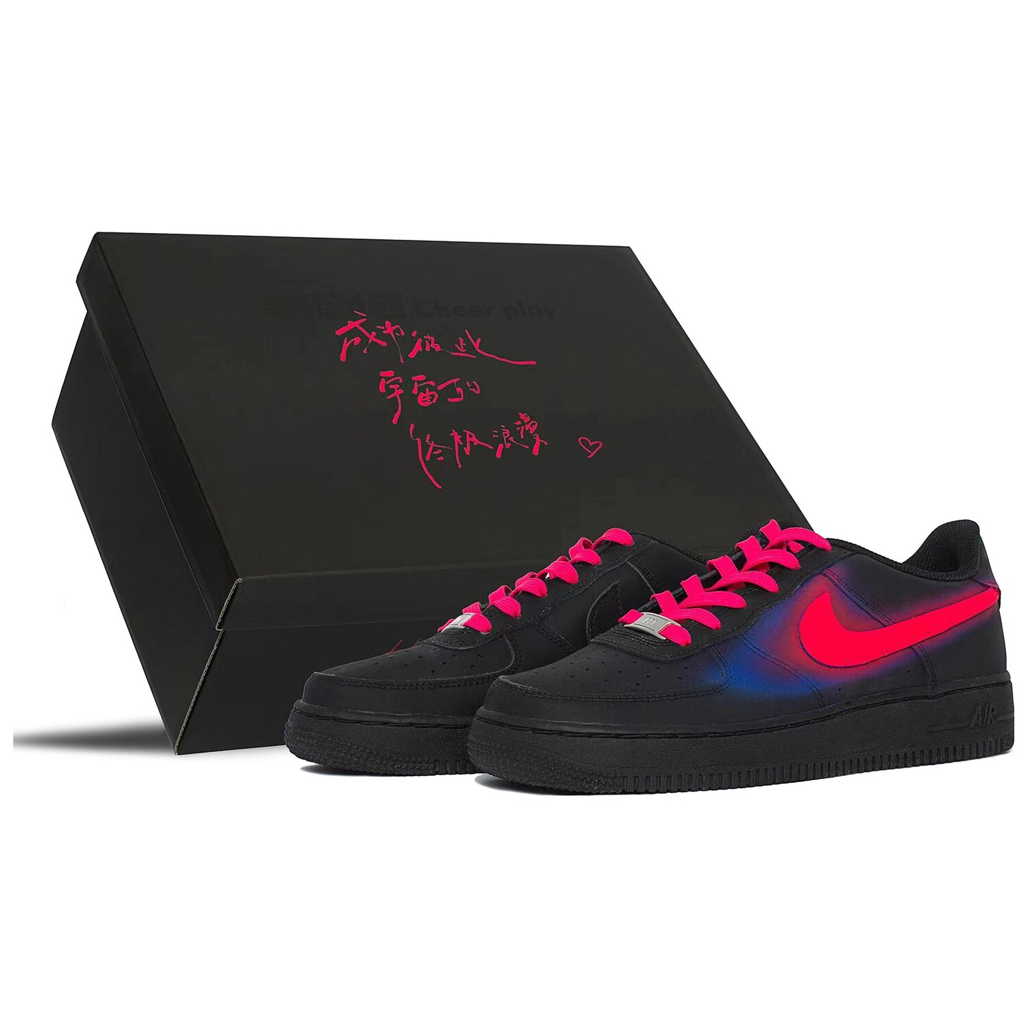 Кроссовки Nike Air Force 1 Skateboard Shoes Women's Low-Top Black Pink/Blue
Кроссовки Nike Air Force 1 Skateboard Shoes Women's Low-Top Black Pink/Blue