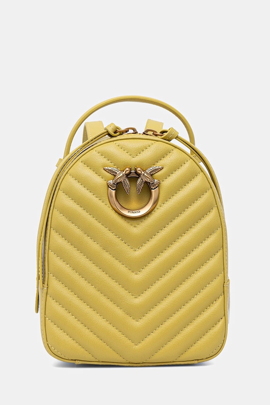 Кожаный рюкзак Pinko, зеленый 
Кожаный рюкзак Pinko, зеленый