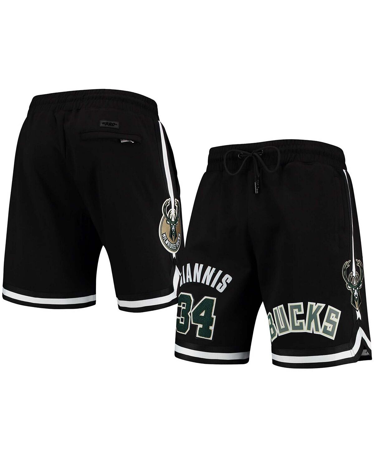 Мужские черные шорты игрока Giannis Antetokounmpo Milwaukee Bucks Pro Standard
Мужские черные шорты игрока Giannis Antetokounmpo Milwaukee Bucks Pro Standard
