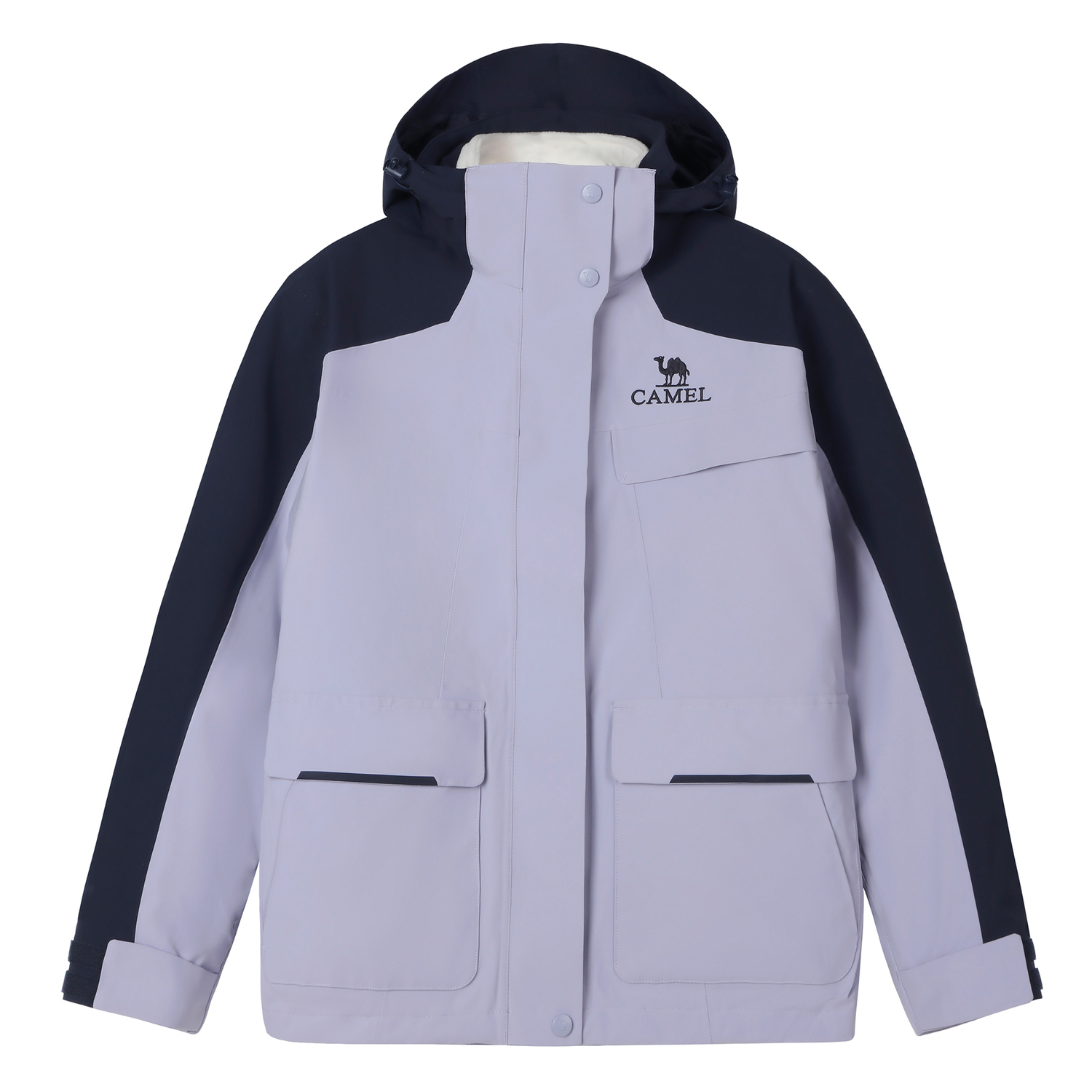 CAMEL Ветровка для женщин All Weather, Night Blue/Crape Myrtle Purple
CAMEL Ветровка для женщин All Weather, Night Blue/Crape Myrtle Purple