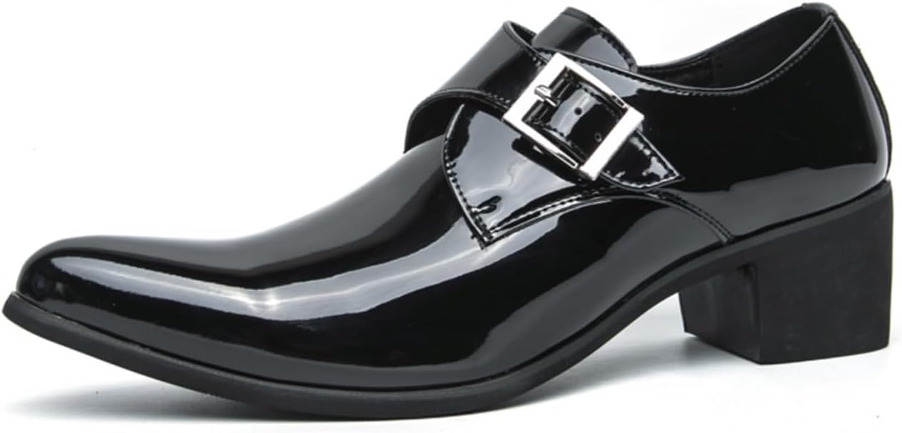 Мужские лоферы из лакированной кожи с низким массивным каблуком, пряжкой-монком, удобные, с нескользящей подошвой, зауженным носком, бизнес/смокинговые оксфорды Xiaoguli, черный
Мужские лоферы из лакированной кожи с низким массивным каблуком, пряжкой-монком, удобные, с нескользящей подошвой, зауженным носком, бизнес/смокинговые оксфорды Xiaoguli, черный