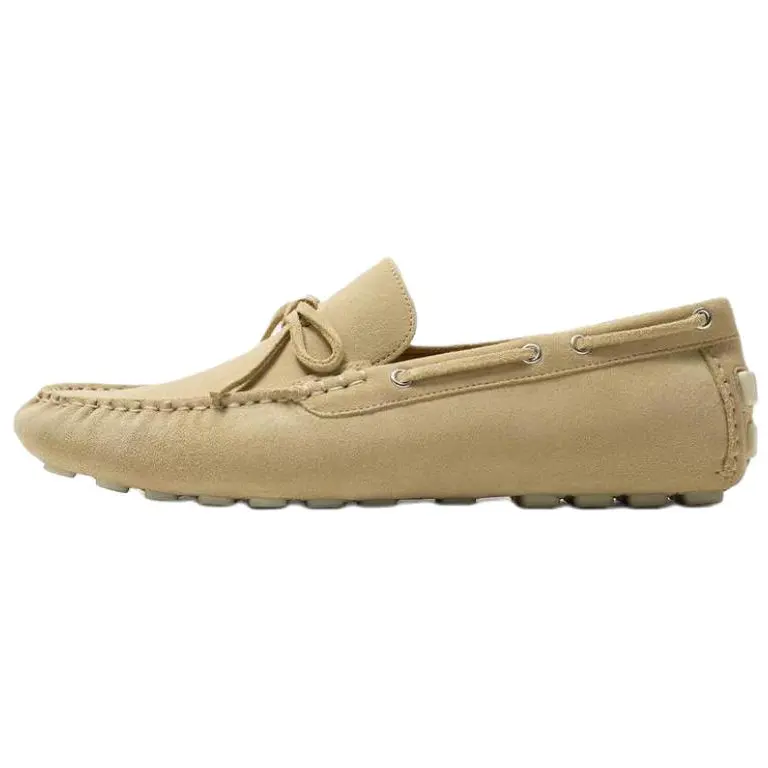 ZARA Мужские лоферы Gommino бежево-желтого цвета
ZARA Мужские лоферы Gommino бежево-желтого цвета