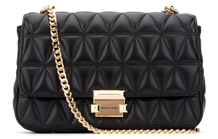 Сумка кроссбоди Sloan Sheepskin с кожаными вставками, средний размер, женская, черная MICHAEL KORS
Сумка кроссбоди Sloan Sheepskin с кожаными вставками, средний размер, женская, черная MICHAEL KORS