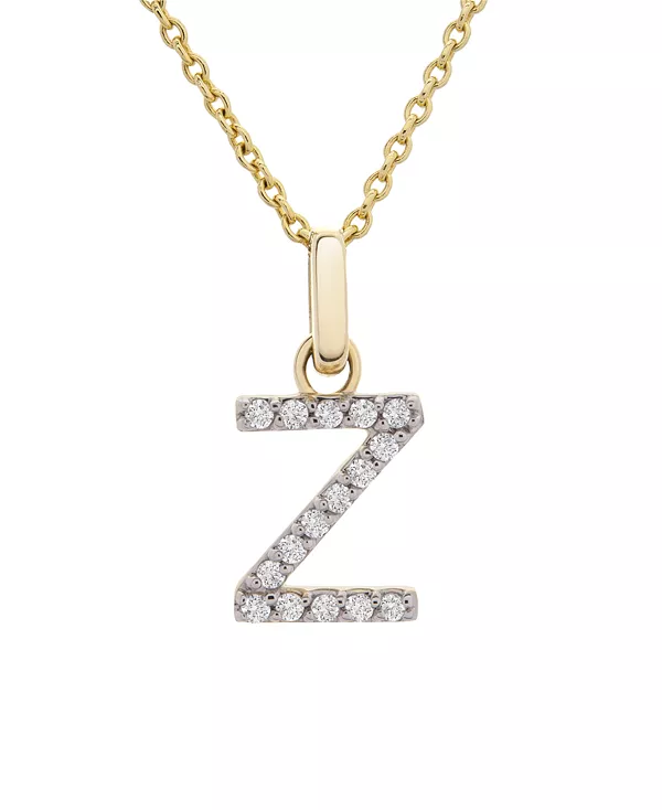 Ожерелье с бриллиантовой подвеской (1/10 карата) из 14-каратного золота, 17 дюймов + удлинитель 1 дюйм Macy'S, z
Ожерелье с бриллиантовой подвеской (1/10 карата) из 14-каратного золота, 17 дюймов + удлинитель 1 дюйм Macy'S, z