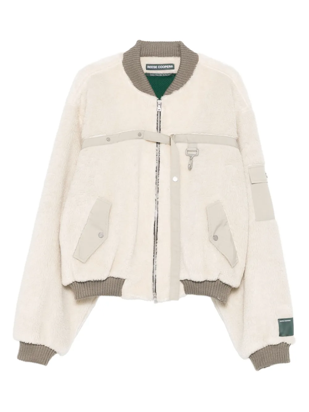 Бомбер с фактурой флиса Reese Cooper, нейтральный
Бомбер с фактурой флиса Reese Cooper, нейтральный