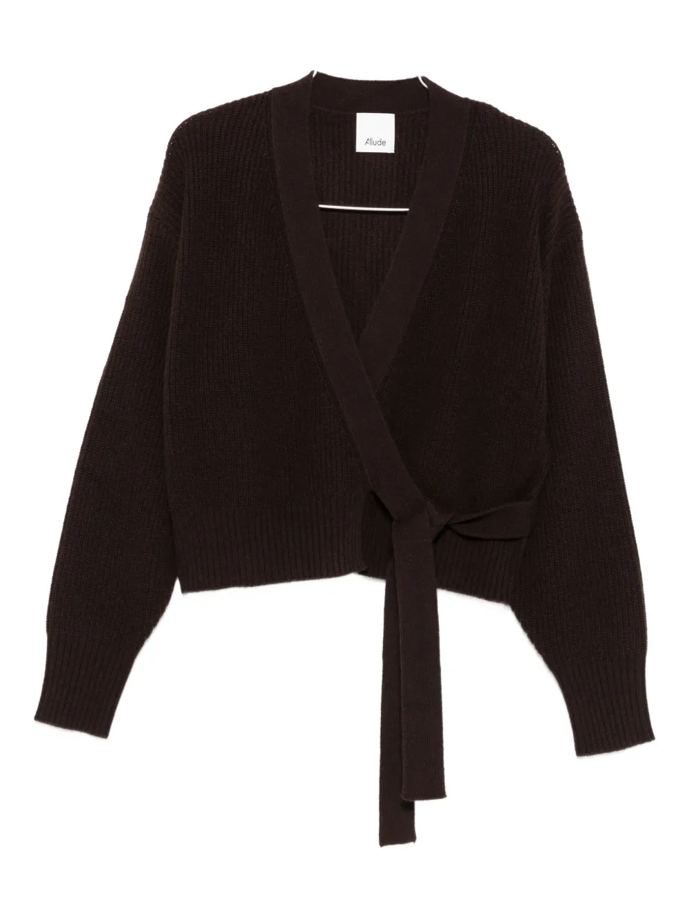 Кардиган с завязками-халатами ALLUDE, коричневый
Кардиган с завязками-халатами ALLUDE, коричневый