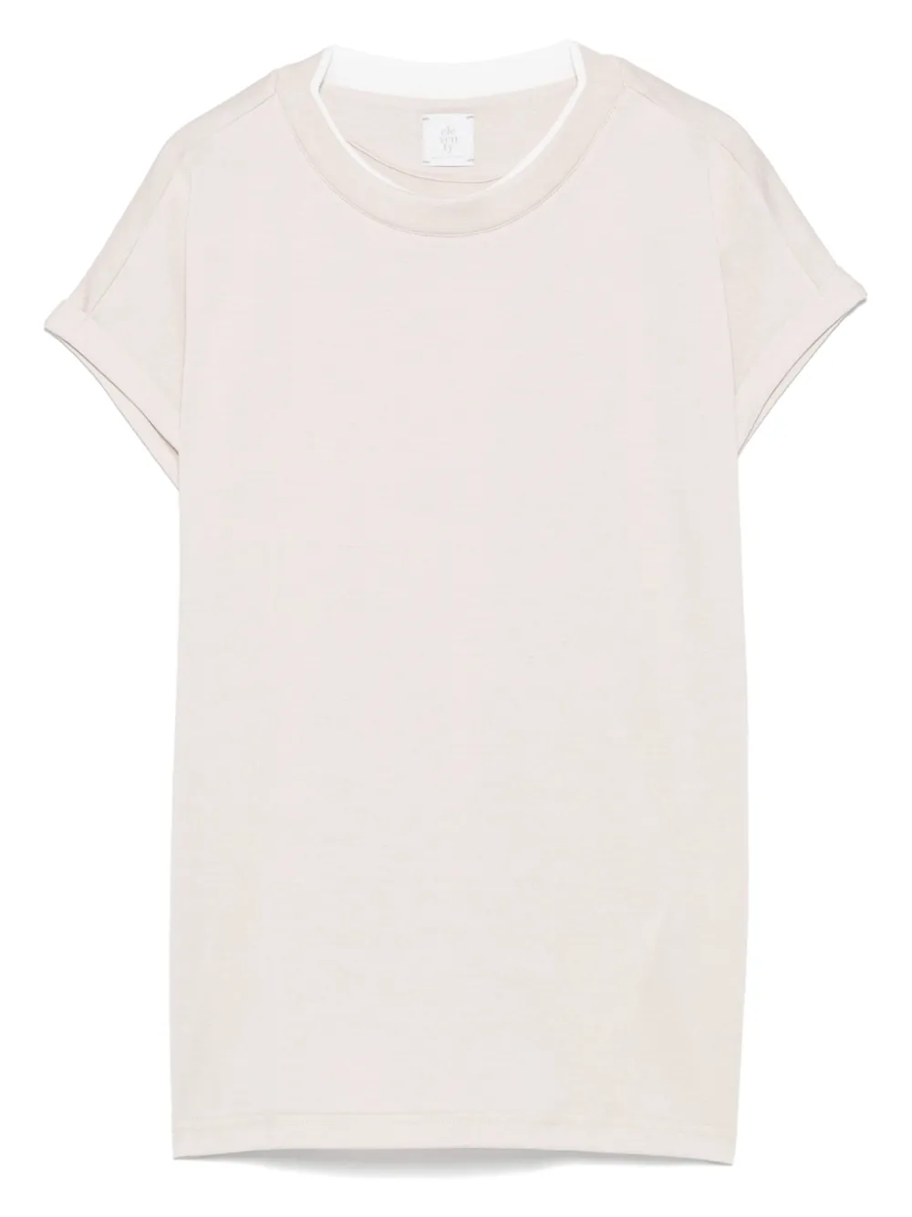 Футболка из хлопка с короткими рукавами Eleventy, нейтральный 
Футболка из хлопка с короткими рукавами Eleventy, нейтральный