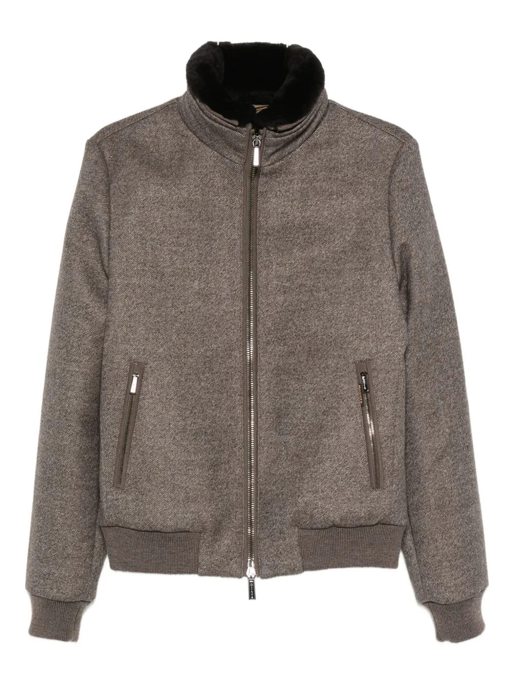 Куртка с воротником из овчины и застежкой-молнией спереди Moorer, коричневый
Куртка с воротником из овчины и застежкой-молнией спереди Moorer, коричневый