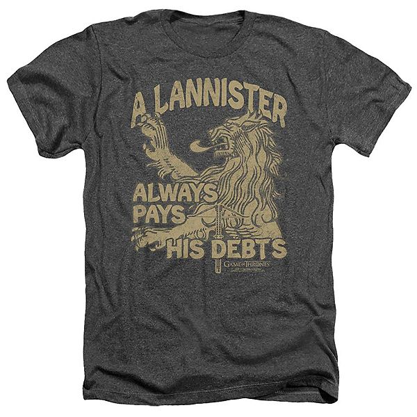 Футболка Game of Thrones Debts взрослая Heather Licensed Character
Футболка Game of Thrones Debts взрослая Heather Licensed Character