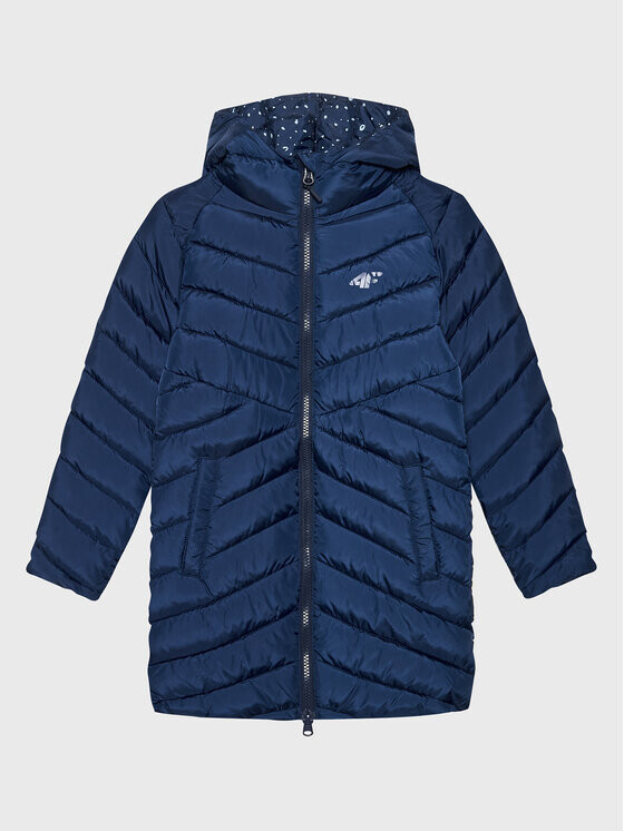 Пуховик стандартного кроя 4F, синий
Пуховик стандартного кроя 4F, синий