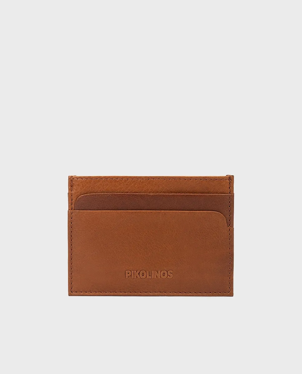Мужской кожаный кошелек без застежки Pikolinos, коричневый
Мужской кожаный кошелек без застежки Pikolinos, коричневый