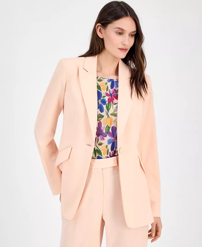 Пиджак с острыми лацканами на пуговицах, Regular & Petite Tahari ASL, розовый
Пиджак с острыми лацканами на пуговицах, Regular & Petite Tahari ASL, розовый