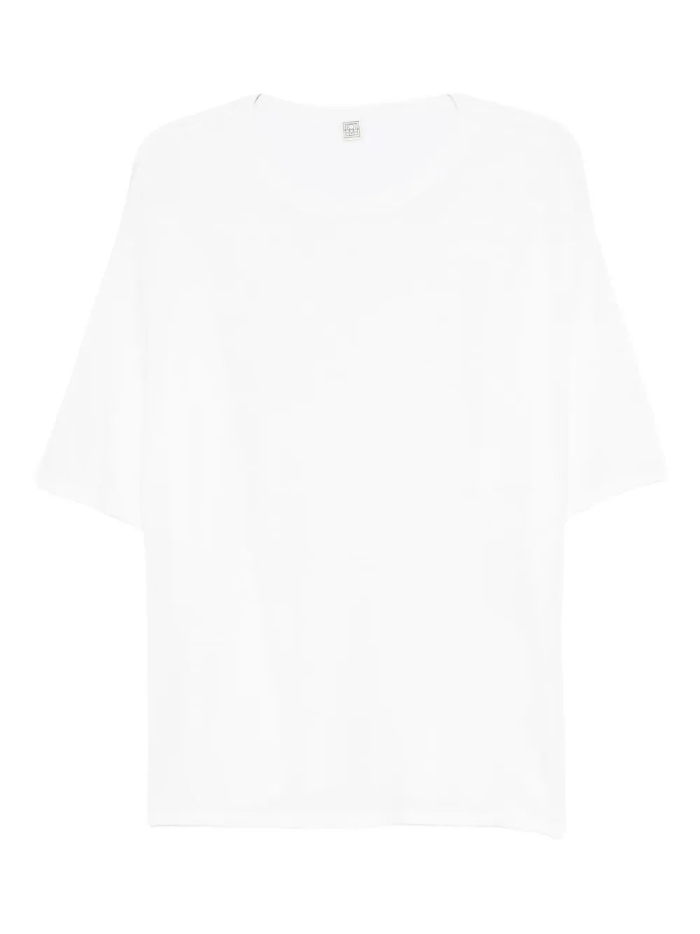 Трикотаж с круглым вырезом Toteme, белый
Трикотаж с круглым вырезом Toteme, белый