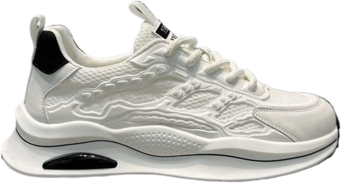 Кроссовки мужские Azttoztto с дышащей сеткой, повседневная обувь на массивной подошве с амортизирующим комфортом, легкая городская уличная обувь (бело-черные/бело-красные, размеры США 7-9,5)
Кроссовки мужские Azttoztto с дышащей сеткой, повседневная обувь на массивной подошве с амортизирующим комфортом, легкая городская уличная обувь (бело-черные/бело-красные, размеры США 7-9,5)