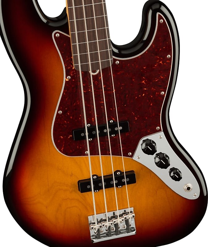 Басс гитара Fender American Professional II Jazz Bass Fretless, Rosewood Fingerboard, 3-Color Sunburst w/ Case
Басс гитара Fender American Professional II Jazz Bass Fretless, Rosewood Fingerboard, 3-Color Sunburst w/ Case