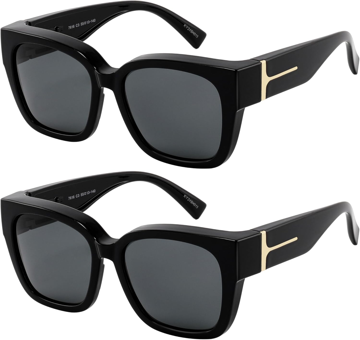 Поляризованные солнцезащитные очки Yogo Vision для ношения поверх обычных очков, подходят для женщин и мужчин, обеспечивают 100% защиту от УФ-излучения, 2 Pack: Black Frame With Grey Lens, Black Frame With Grey Lens
Поляризованные солнцезащитные очки Yogo Vision для ношения поверх обычных очков, подходят для женщин и мужчин, обеспечивают 100% защиту от УФ-излучения, 2 Pack: Black Frame With Grey Lens, Black Frame With Grey Lens