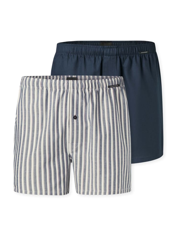 Боксеры Schiesser, синий/белый
Боксеры Schiesser, синий/белый