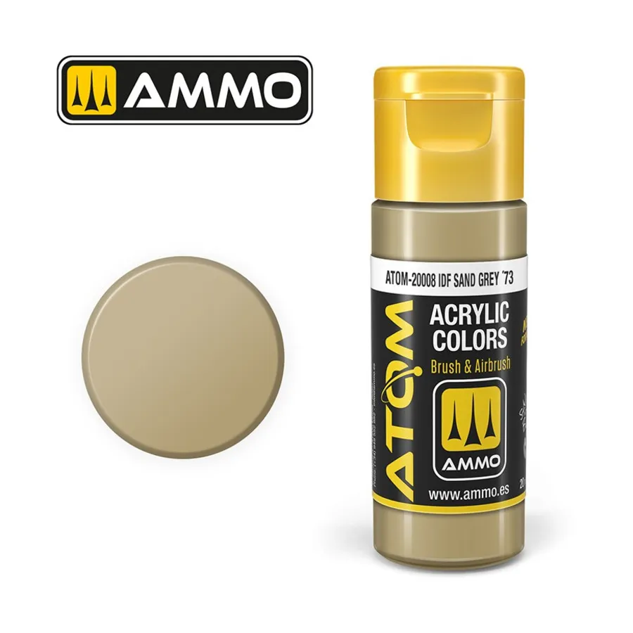 ЦАХАЛ песочно-серый '73, ATOM Acrylic Paints
ЦАХАЛ песочно-серый '73, ATOM Acrylic Paints