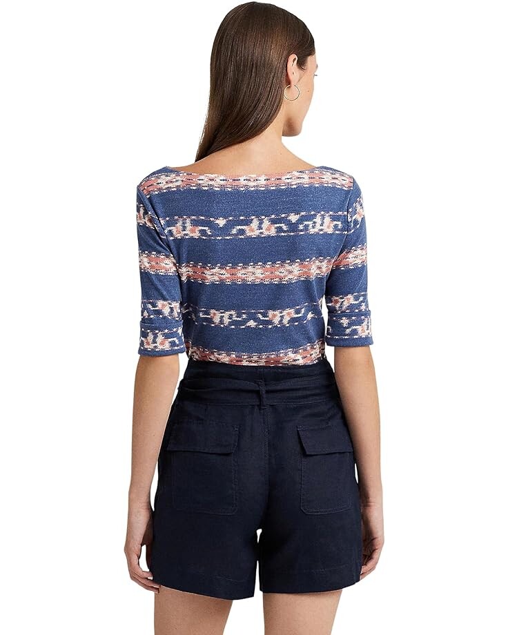 Футболка LAUREN Ralph Lauren Print Stretch Cotton Boatneck Tee, цвет Blue/Pink/Cream
Футболка LAUREN Ralph Lauren Print Stretch Cotton Boatneck Tee, цвет Blue/Pink/Cream