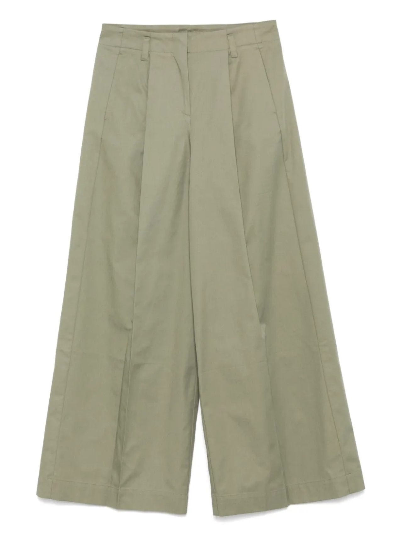 Брюки-палаццо Roberto Collina с регулируемым поясом, зеленый
Брюки-палаццо Roberto Collina с регулируемым поясом, зеленый