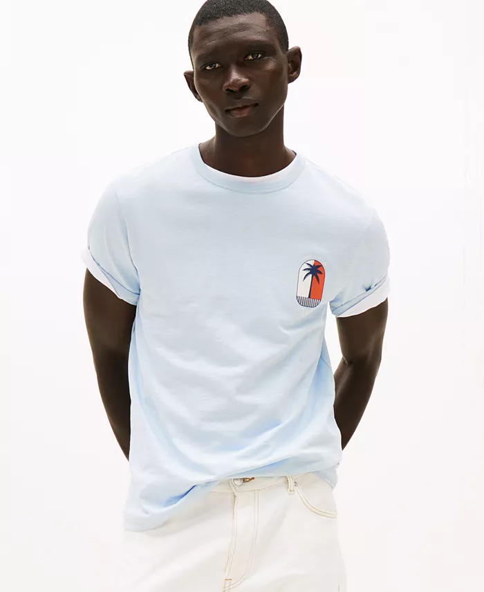 Мужская футболка с логотипом Palm Tree Tommy Hilfiger, синий
Мужская футболка с логотипом Palm Tree Tommy Hilfiger, синий