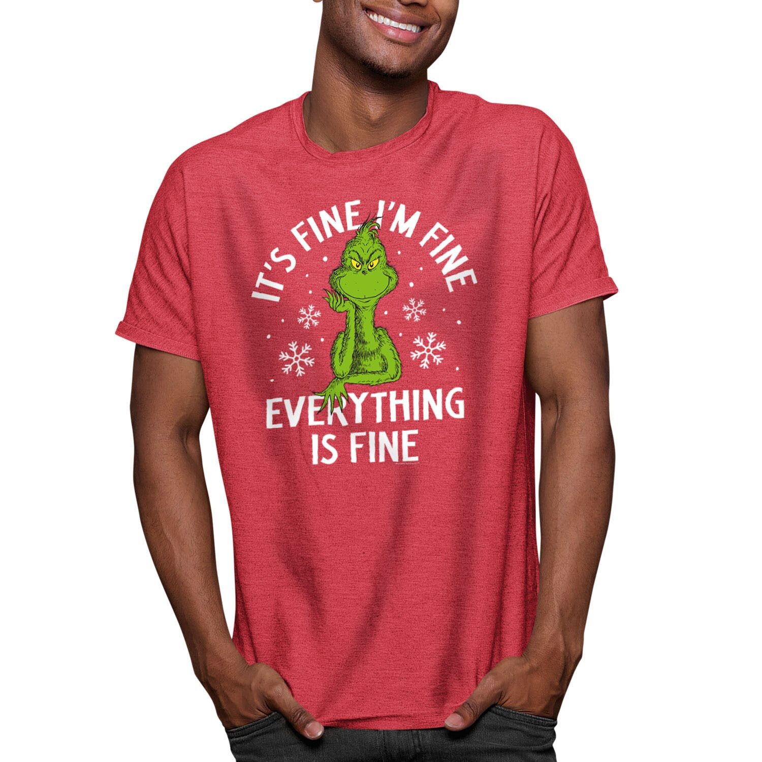 Мужская футболка Dr. Seuss The Grinch It Fine Tee Licensed Character
Мужская футболка Dr. Seuss The Grinch It Fine Tee Licensed Character