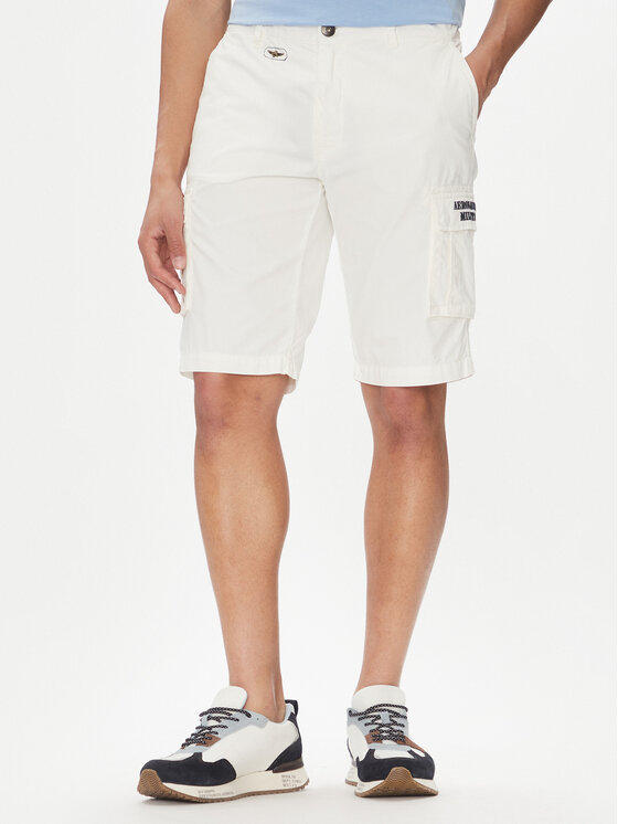 Шорты из ткани обычного кроя 251BE066CT1122 Aeronautica Militare, белый
Шорты из ткани обычного кроя 251BE066CT1122 Aeronautica Militare, белый