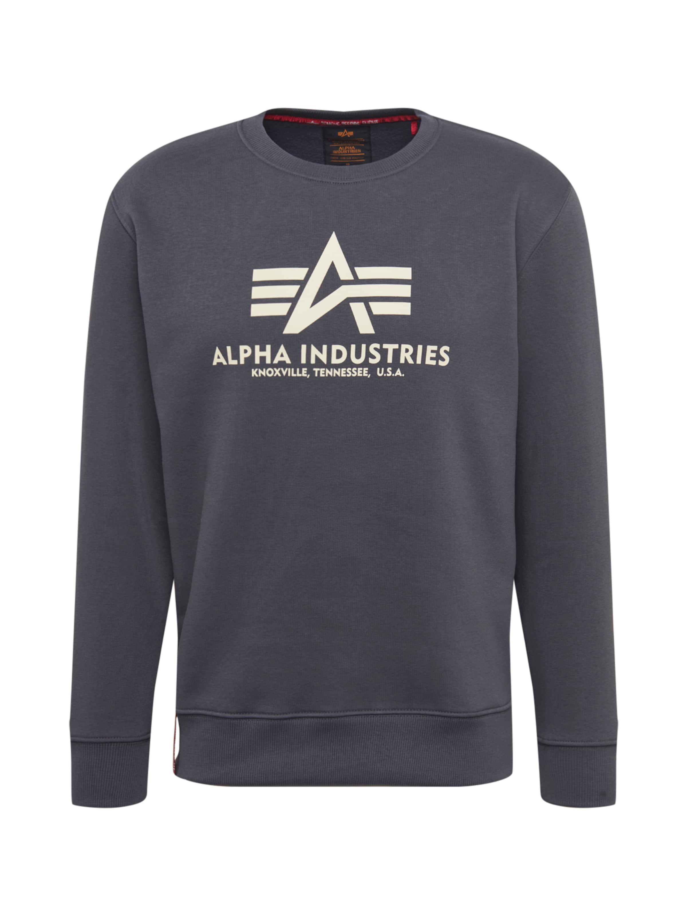 ALPHA INDUSTRIES Свитшот в темно-сером цвете
ALPHA INDUSTRIES Свитшот в темно-сером цвете