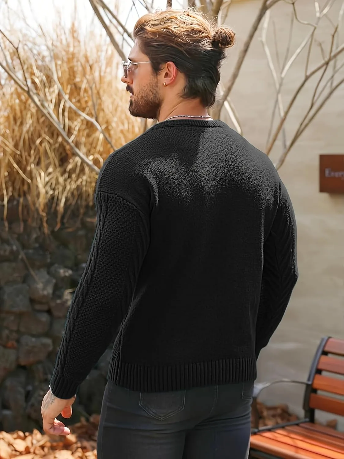 Мужской вязаный свитер Casual Pullover с круглым вырезом и длинными рукавами Tenna Teki
Мужской вязаный свитер Casual Pullover с круглым вырезом и длинными рукавами Tenna Teki