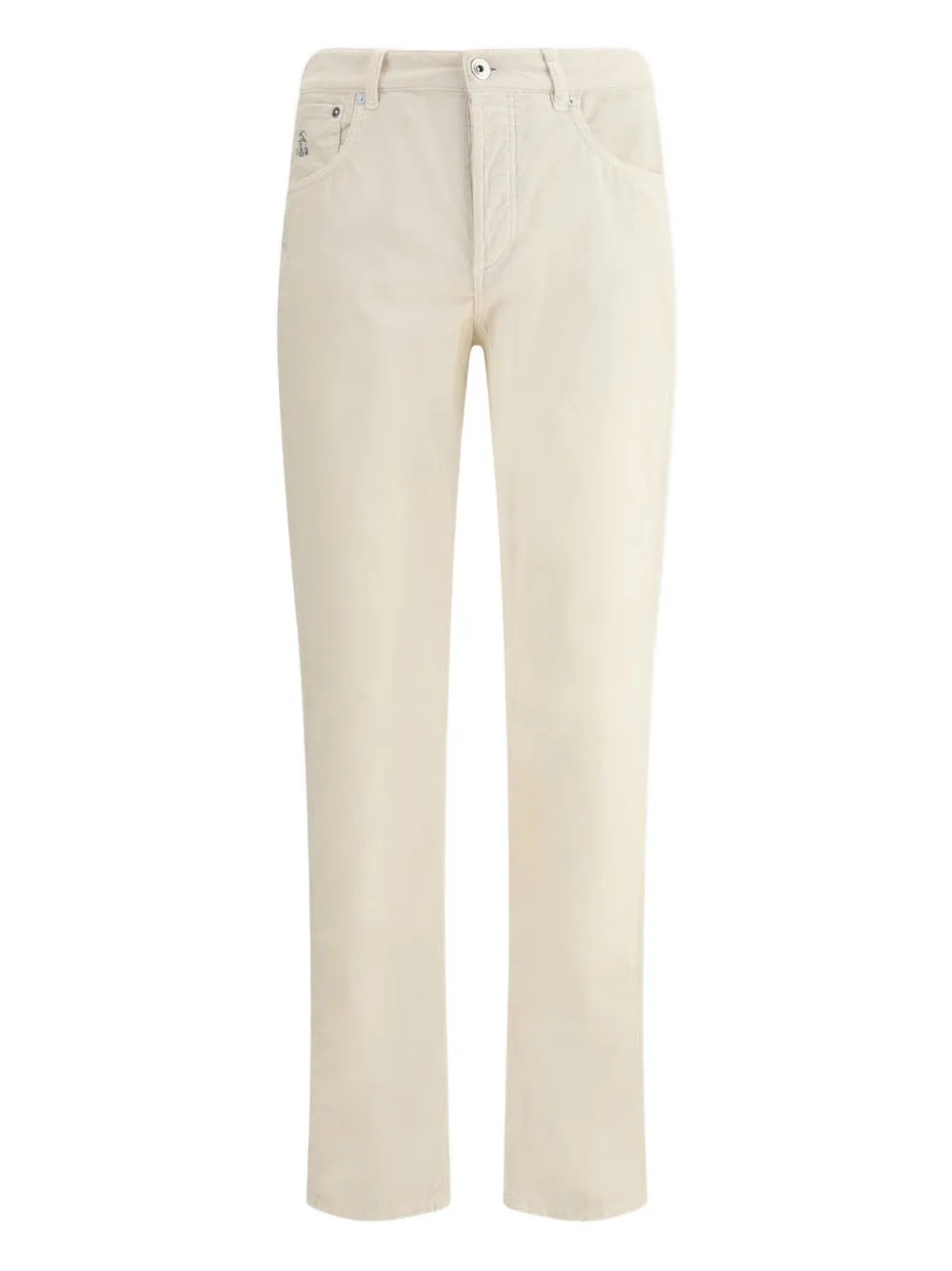 Вельветовые брюки прямого кроя Brunello Cucinelli, белый
Вельветовые брюки прямого кроя Brunello Cucinelli, белый