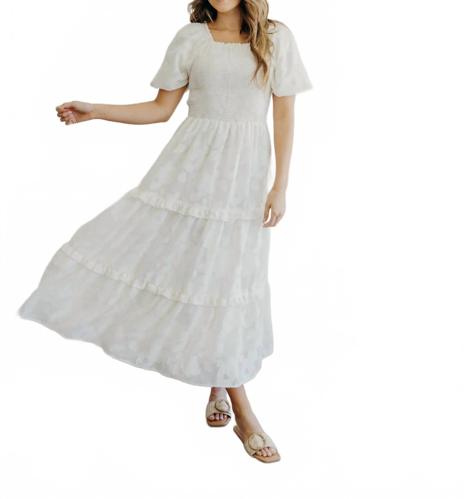 Айлен шампанское миди платье в цвете айвори Mikarose, слоновая кость
Айлен шампанское миди платье в цвете айвори Mikarose, слоновая кость