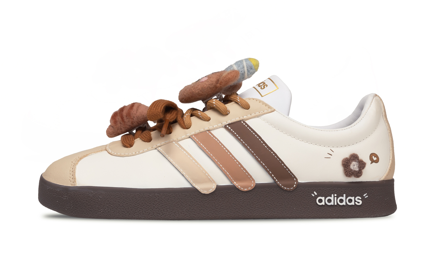 Adidas VL Court Classic Caramel Cream Cheese - низкие скейтбордные кроссовки с противоскользящим и износостойким покрытием, унисекс
Adidas VL Court Classic Caramel Cream Cheese - низкие скейтбордные кроссовки с противоскользящим и износостойким покрытием, унисекс