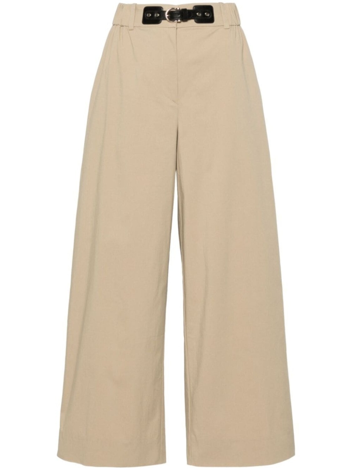 Maje поплиновые брюки прямого кроя, нейтральный цвет 
Maje поплиновые брюки прямого кроя, нейтральный цвет