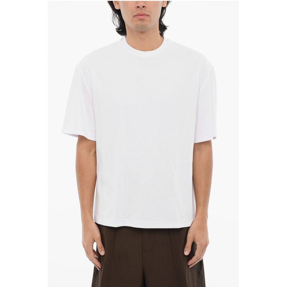 Футболка с заниженными плечами и облегающим кроем BACK JOKE с круглым вырезом Neil Barrett, White
Футболка с заниженными плечами и облегающим кроем BACK JOKE с круглым вырезом Neil Barrett, White