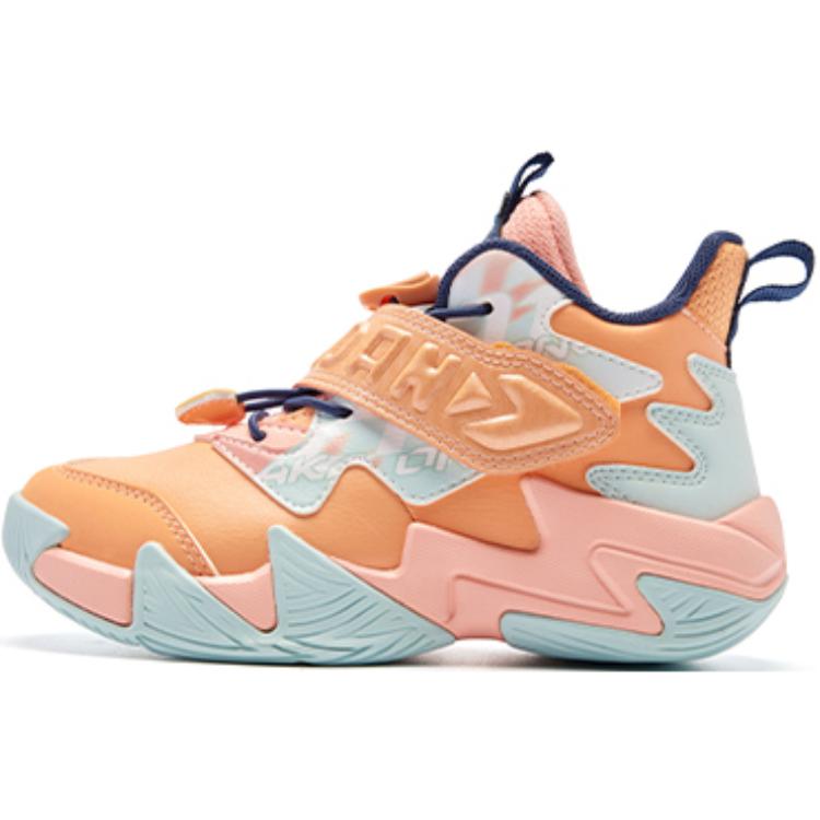 QIAODAN Детские баскетбольные кроссовки с нескользящей подошвой, износостойкие, оранжево-розовые, для детей от 3 до 7 лет 
QIAODAN Детские баскетбольные кроссовки с нескользящей подошвой, износостойкие, оранжево-розовые, для детей от 3 до 7 лет