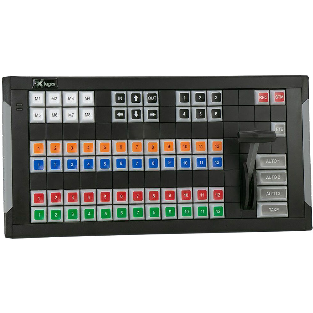 X-keys XKE-124 T-Bar - готовый видеокоммутатор для vMix
X-keys XKE-124 T-Bar - готовый видеокоммутатор для vMix